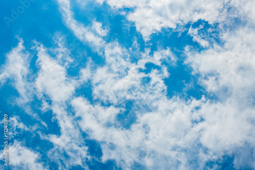 blue sky with clouds.clouds in the sky for wallpaper postcard banner background