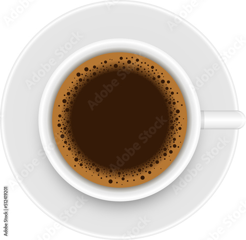 Cup of coffee clipart design illustration