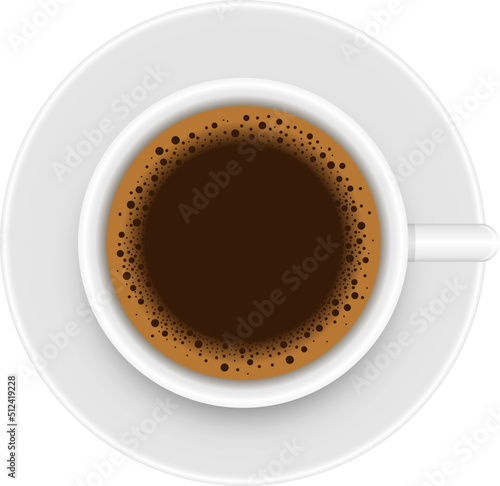 Cup of coffee clipart design illustration