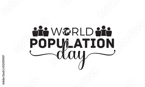 World population day. July 11. Vector illustration,banner,greeting card or poster of world population day.