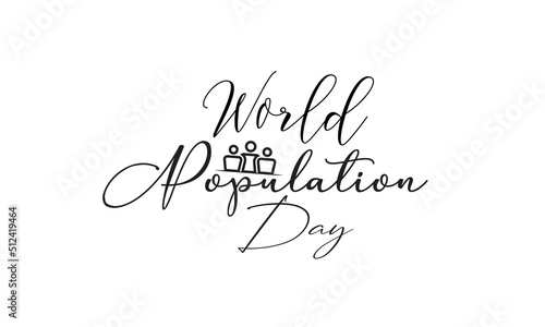 World population day. July 11. Vector illustration,banner,greeting card or poster of world population day.
