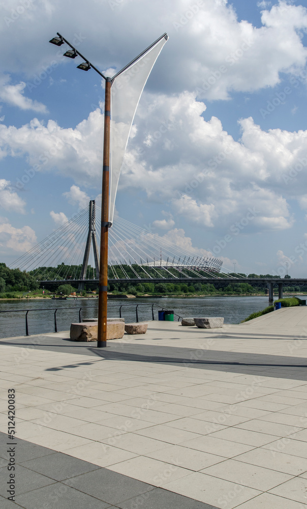 Most w Warszawie  - obrazy, fototapety, plakaty 