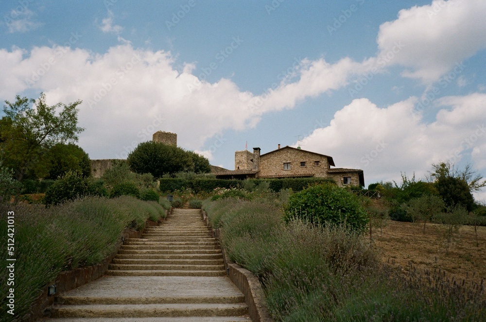 Toscana cottage landscape
