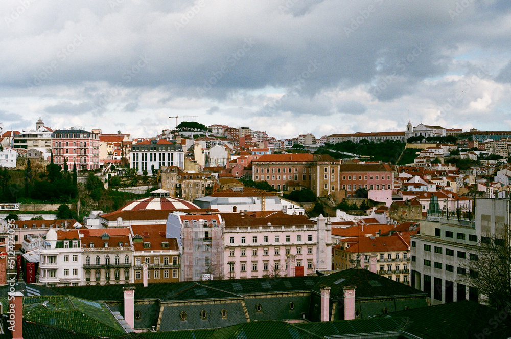 panorama view of Lisbon city