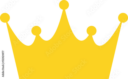 Royal crown clipart design illustration