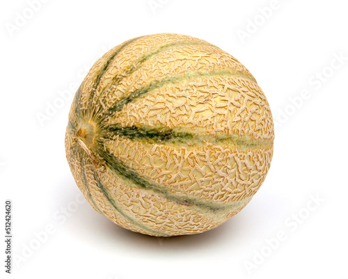 Melon on a white background