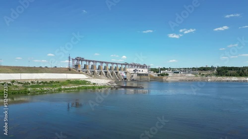 Hydropower station. Dubasari, The Republic of Moldova photo