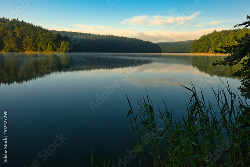 sunrise over the lake