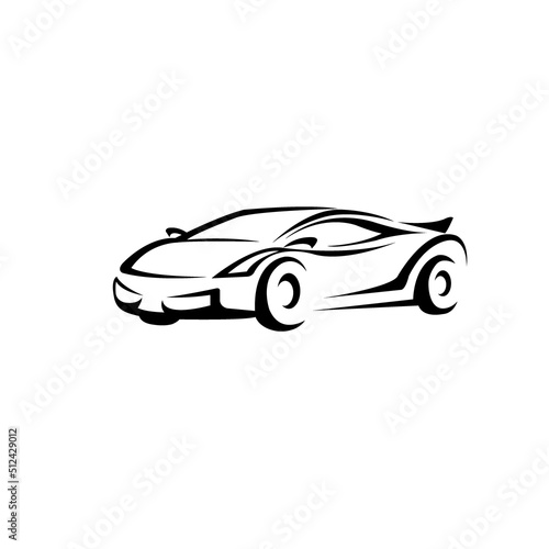 car icon logo vector design