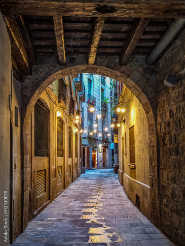 Enchanted streets of El Born  Barcelona