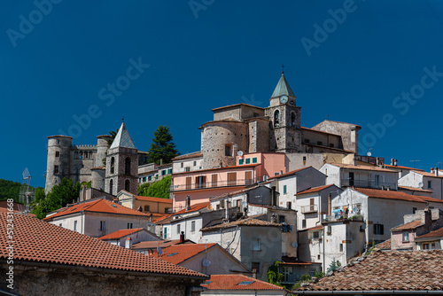 Carpinone. Italian town in the province of Isernia in Molise. photo