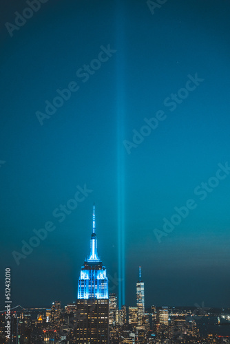Photography NEW YORK, NY, NYC, MANHATTAN, 911, 911 TRIBUTE IN LIGHT
