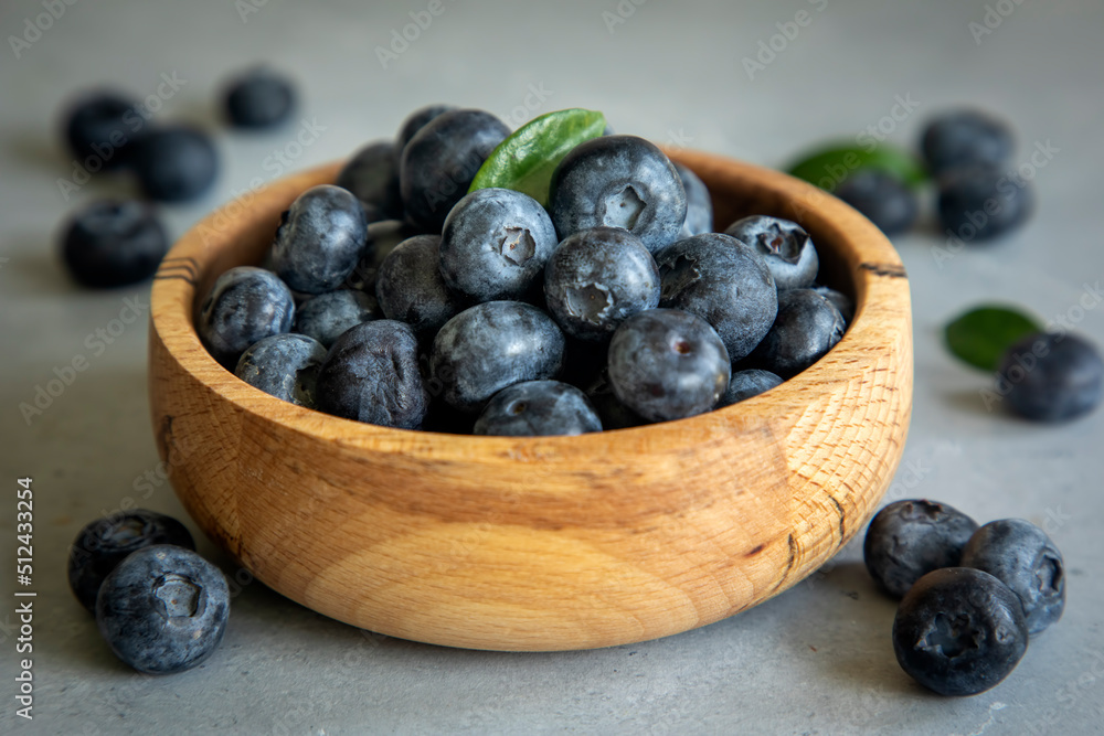 Fresh ripe blueberries close up Fresh ripe blueberries close up