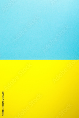 stock photo of ukraine flag in high resolution made of paper. minimalistic ukraine flag