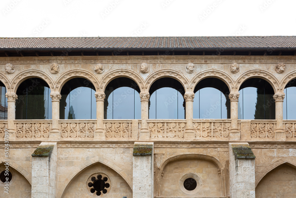 Arches of the cloister of the monastery of Valbuena de Duero, Valladolid