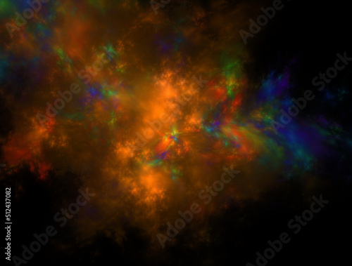 Imaginatory fractal abstract background Image