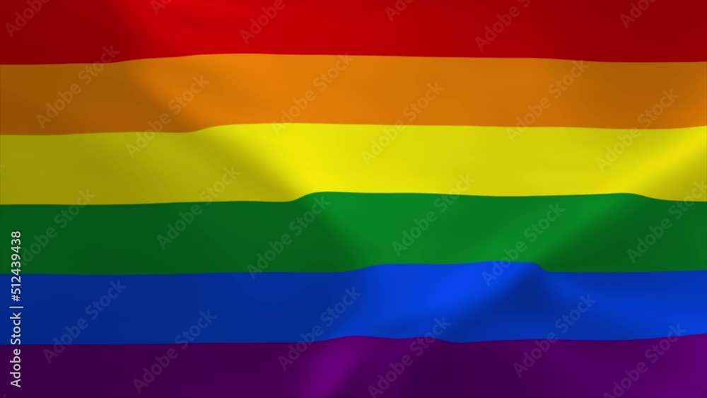 LGBTQ Pride Rainbow Waving Flag Animation 4K Moving Wallpaper Background LGBTQ Pride Rainbow Waving Flag Animation 4K Moving Wallpaper Background