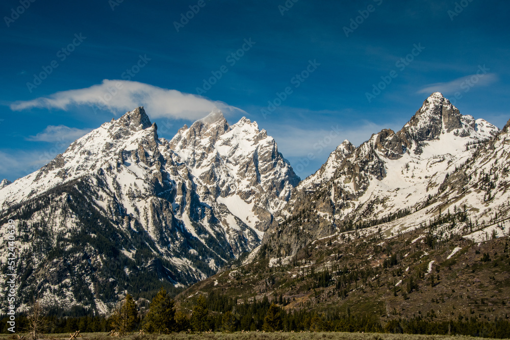 Mountain views at Grand Teton National Park Mountain views at Grand Teton National Park