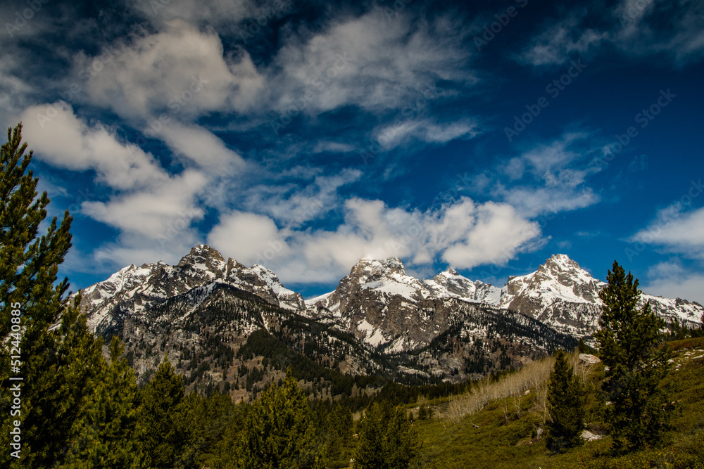 Mountain views at Grand Teton National Park Mountain views at Grand Teton National Park