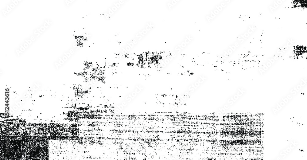 Monochrome texture composed of irregular graphic elements. Distressed uneven grunge background. Abstract vector illustration. Overlay for interesting effect and depth. Isolated on white background. Monochrome texture composed of irregular graphic elements. Distressed uneven grunge background. Abstract vector illustration. Overlay for interesting effect and depth. Isolated on white background.