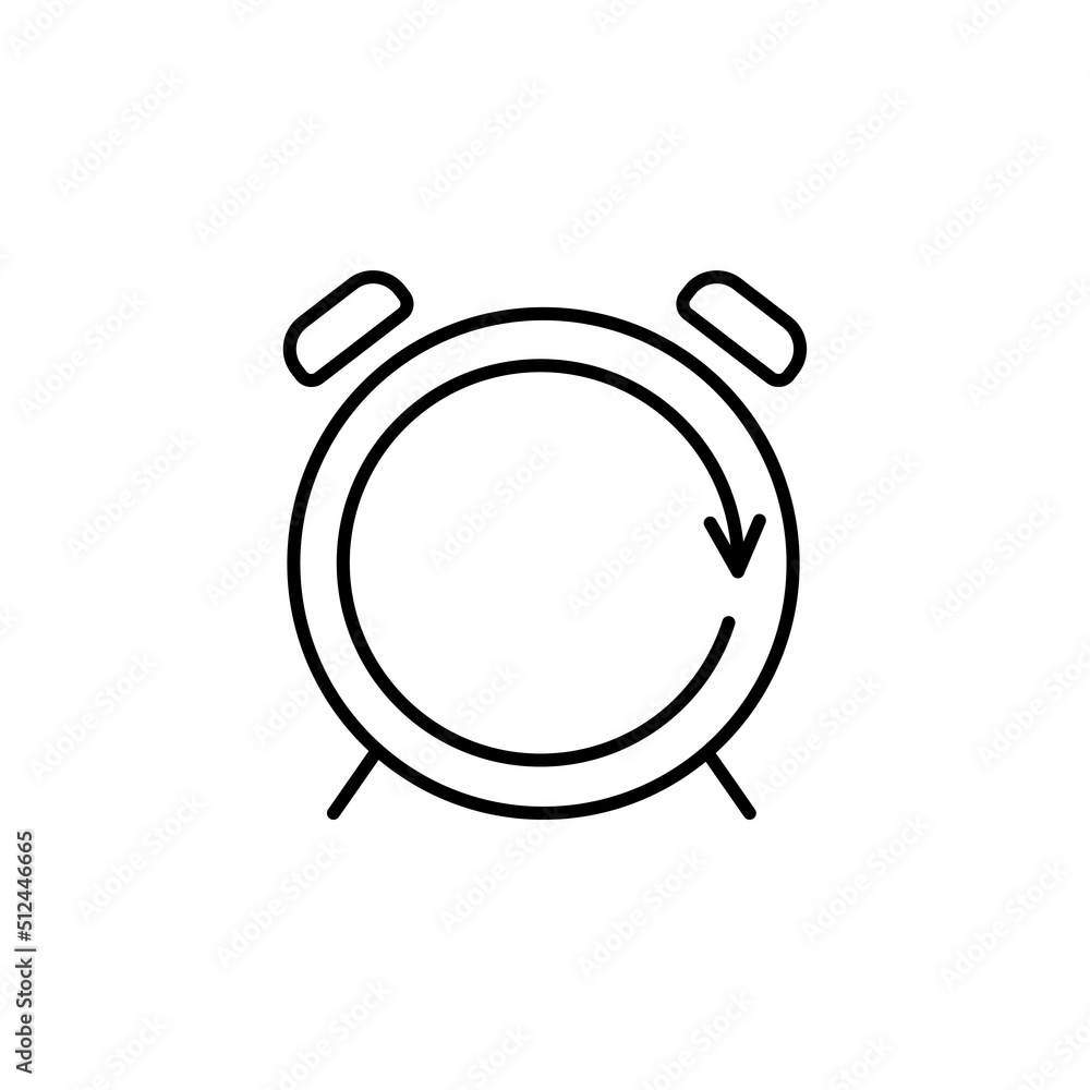 Clock icon in trendy flat style isolated on white background. Symbol for your web site design, logo, app, UI. Vector illustration, EPS 10 Clock icon in trendy flat style isolated on white background. Symbol for your web site design, logo, app, UI. Vector illustration, EPS 10