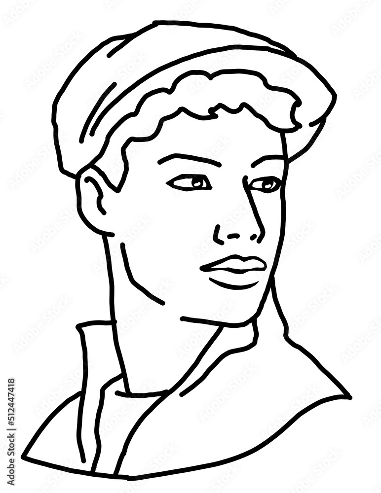 Handsome man wear stylish cap. Friendly face portrait. Street urban fashion for hipster, model, student, young, adult. Hand drawn retro vintage illustration. Old style comic cartoon drawing. Handsome man wear stylish cap. Friendly face portrait. Street urban fashion for hipster, model, student, young, adult. Hand drawn retro vintage illustration. Old style comic cartoon drawing.