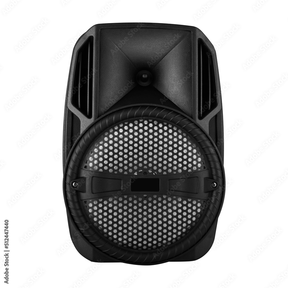 acoustic sound system, speakers, on a white background acoustic sound system, speakers, on a white background
