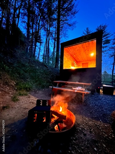 Cabin in the dark woods!