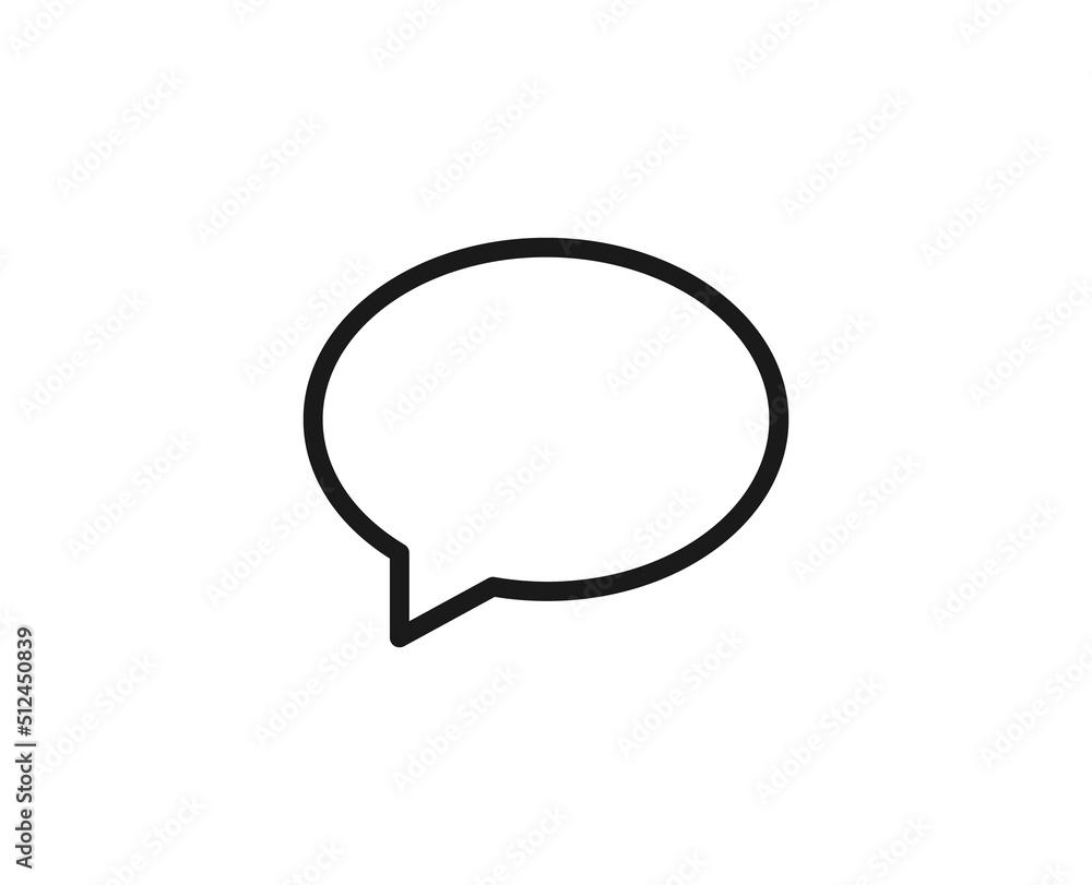 Black line icon on white background Black line icon on white background