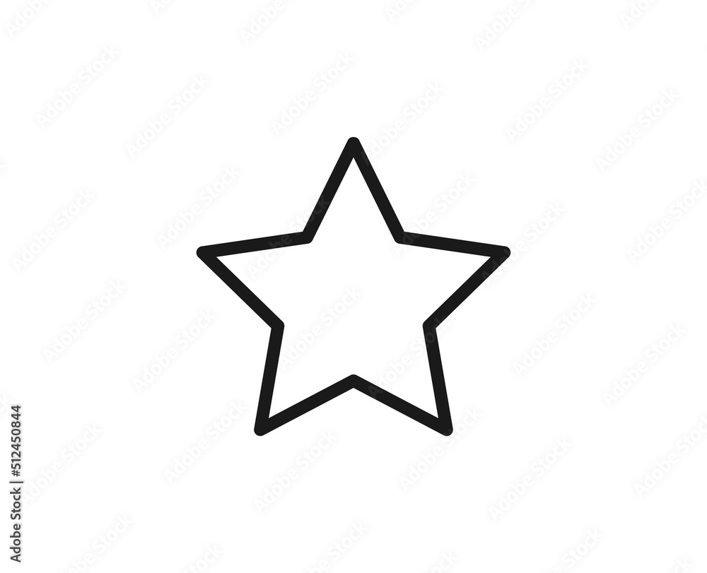 Black line icon on white background Black line icon on white background
