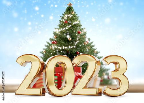 2023 golden symbol bold let...