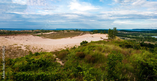 Sleeping Bear Dunes National Lakeshore in Summer  Michigan