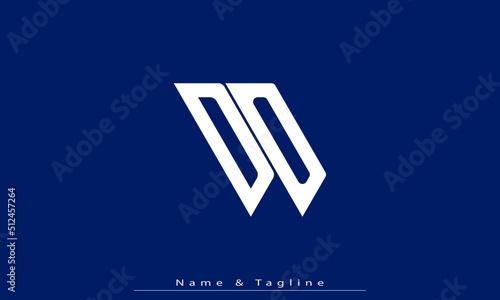 Alphabet letters Initials Monogram logo DO , OD