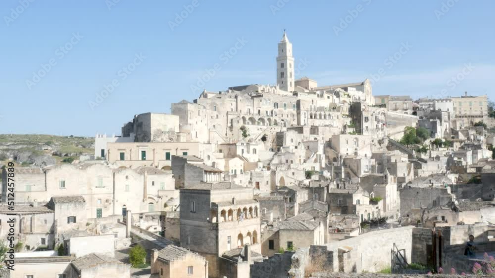Matera, Italy, morning view of the Sassi landscape Matera, Italy, morning view of the Sassi landscape