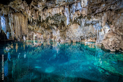 Pool in Underground Cave in Mexico - Cenote