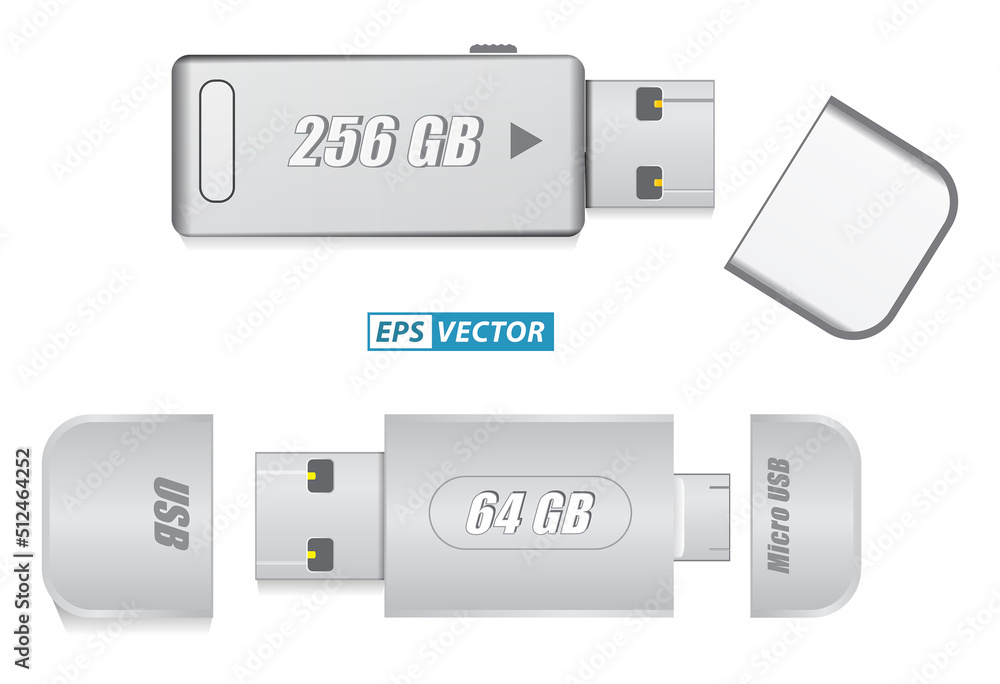 set of blank pen usb drive isolated or usb flash drive template for promotional branding or flash memory pen drive. eps vector set of blank pen usb drive isolated or usb flash drive template for promotional branding or flash memory pen drive. eps vector