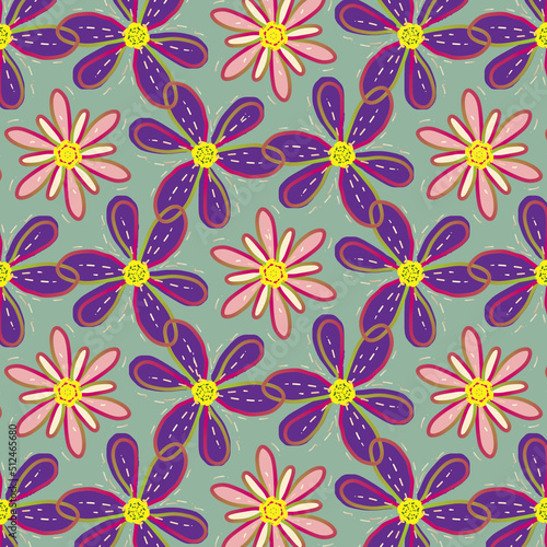 flower,floral pattern, abstract, stitch, print, paper Gift wrapping and packaging.