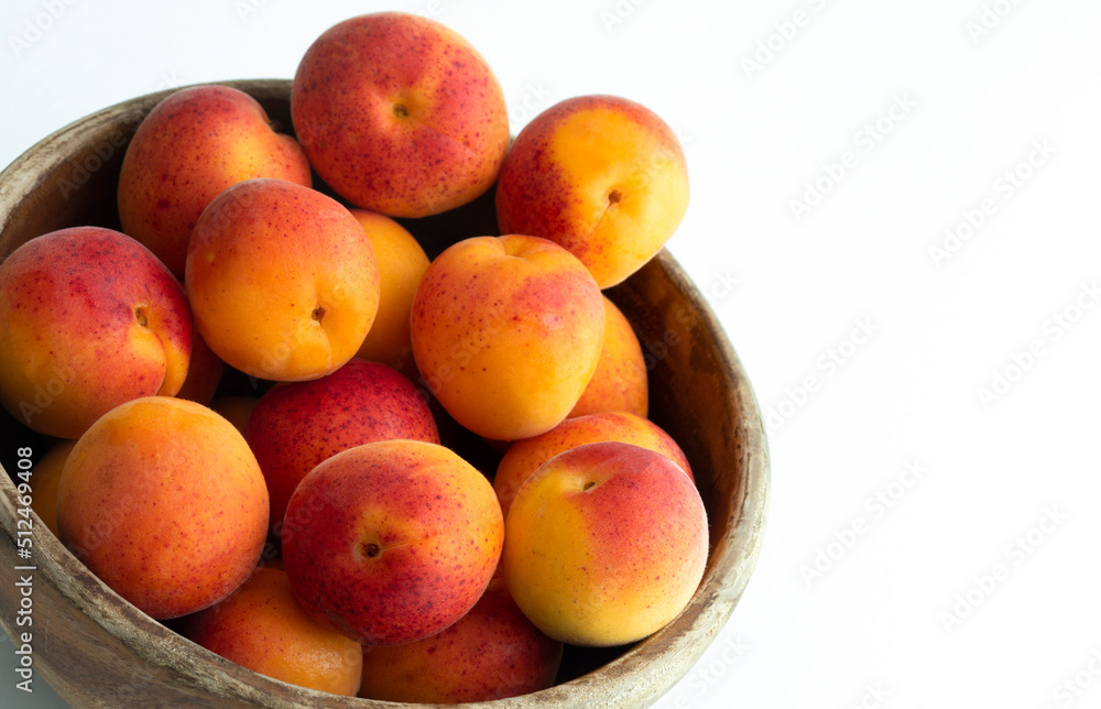a bowl of apricot fruit a bowl of apricot fruit
