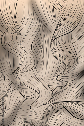 abstract long hair background