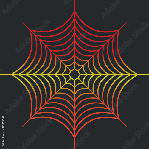 spider motif background with solid black base color 