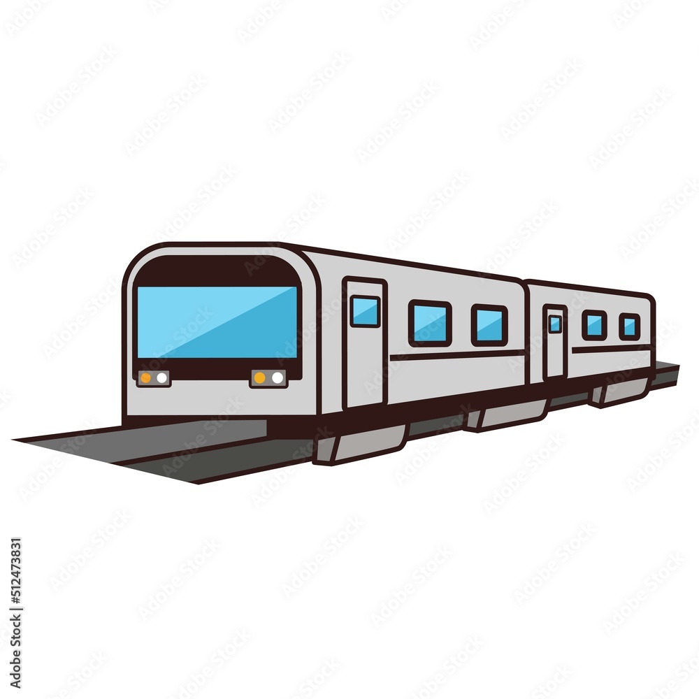 モノレールのイラスト Stock Vector Adobe Stock