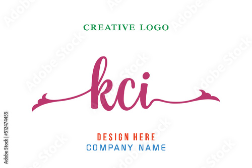 KCI lettering, perfect for company logos, offices, campuses, schools, religious education photo