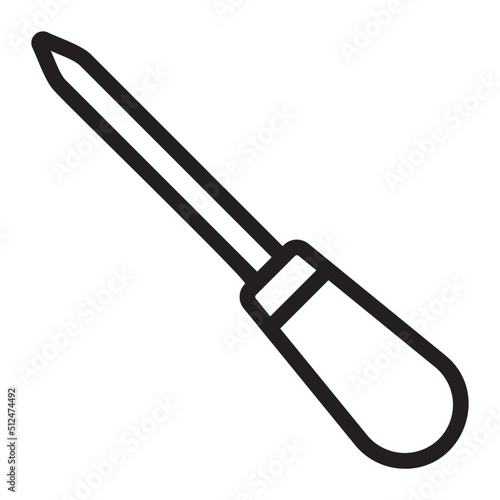 awl line icon