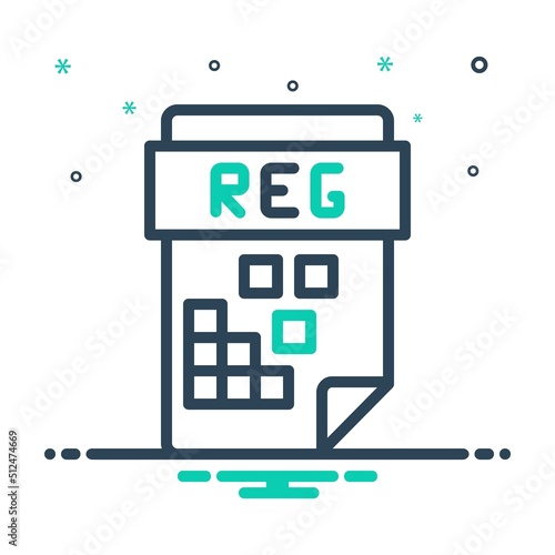 Mix icon for reg application