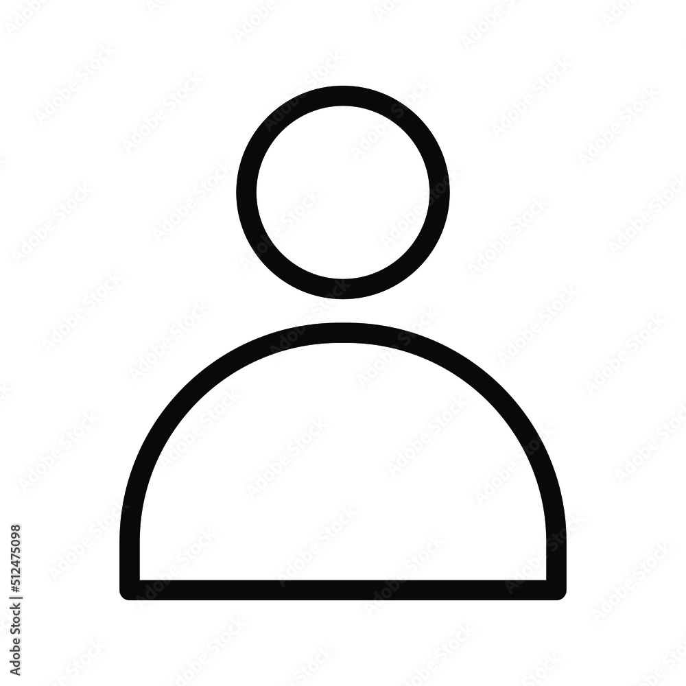People and person icon color editable Stock Vector Adobe Stock