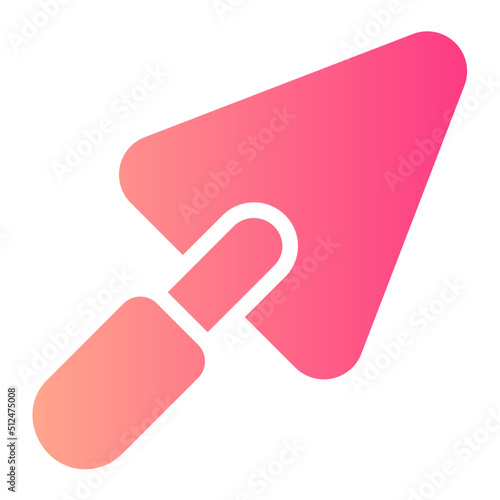 trowel gradient icon