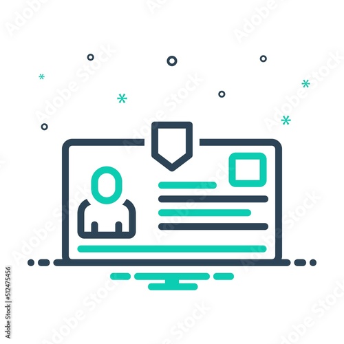 Mix icon for ids card