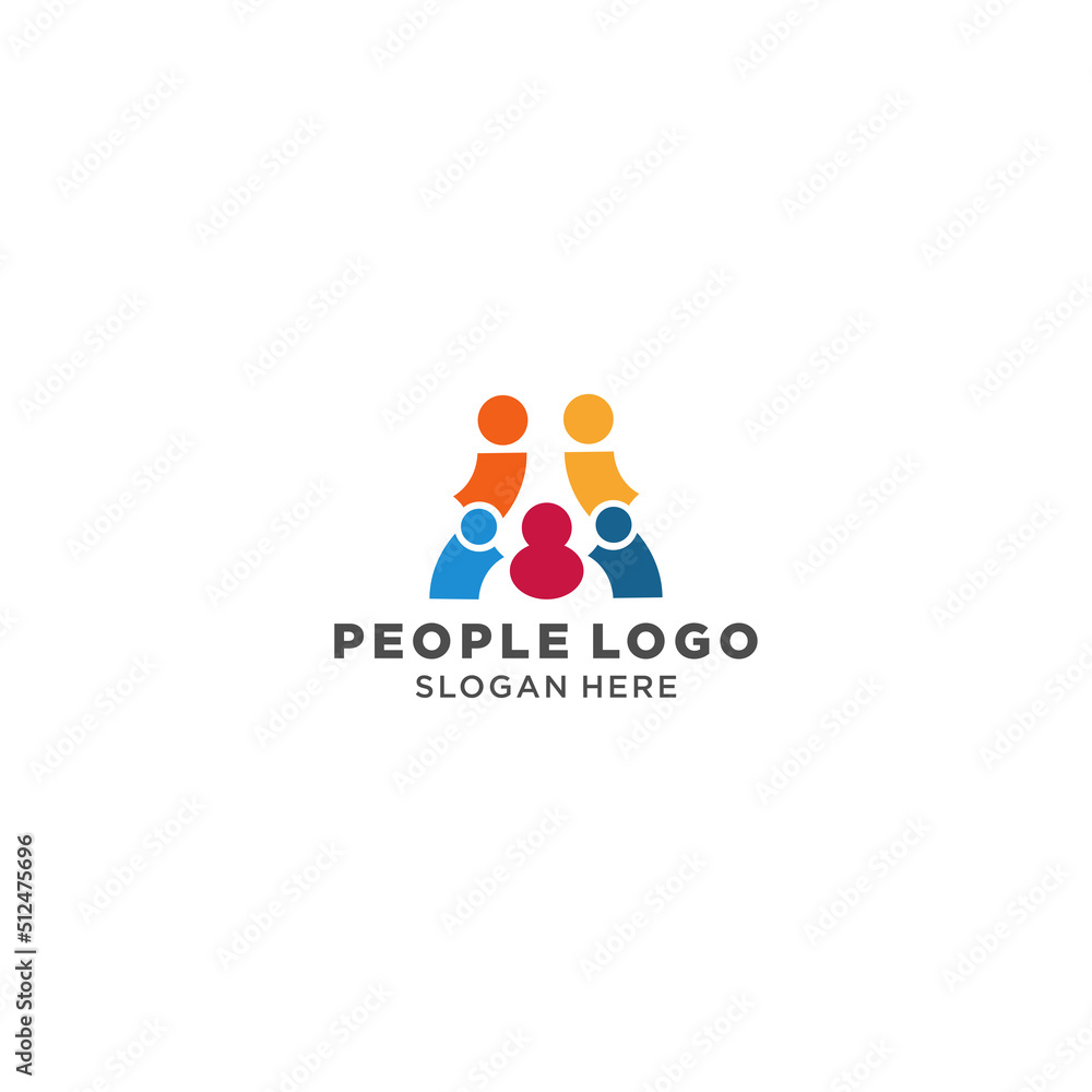 People logo design icon template People logo design icon template