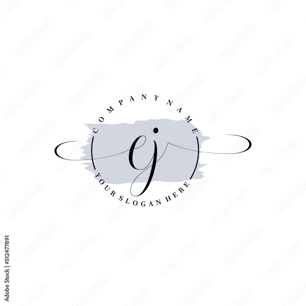 EJ Initial handwriting logo vector. Hand lettering for designs. EJ Initial handwriting logo vector. Hand lettering for designs.