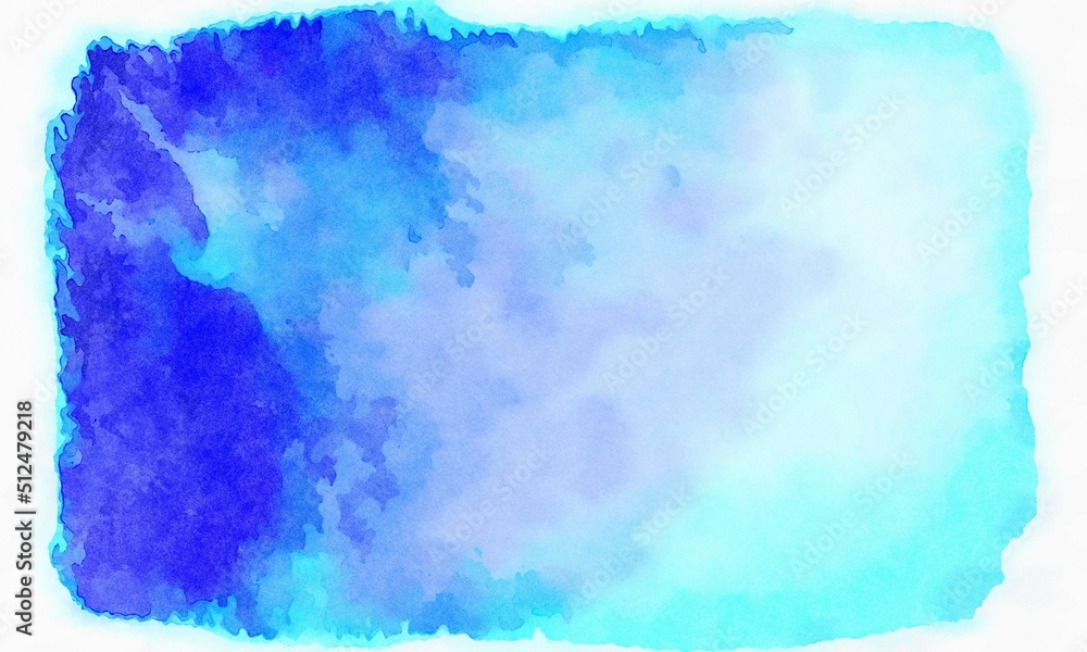 Fototapeta premium Various Blue Canvas Painting Background